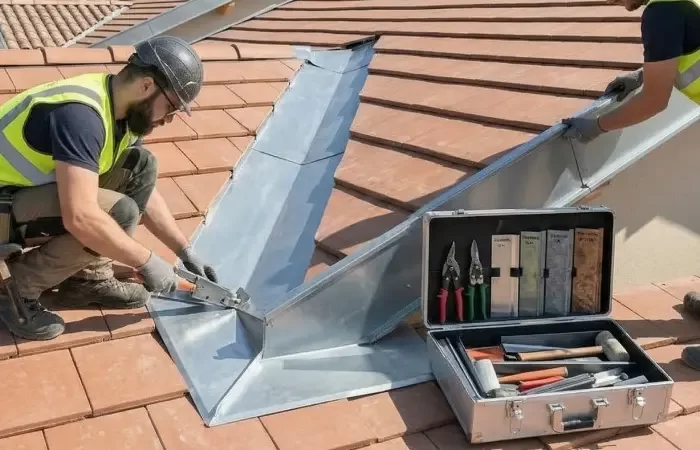 Solins, noues et rives m&eacute;talliques