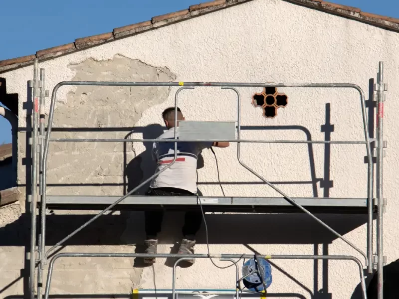 Ravalement de fa&ccedil;ade au Cannet